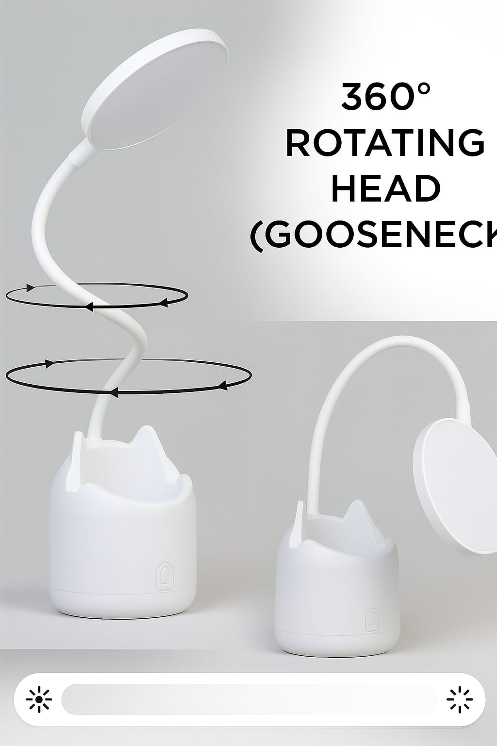 LED Light Flexible USB Clip-On Desk Table Reading Desk Lamp 20 LED