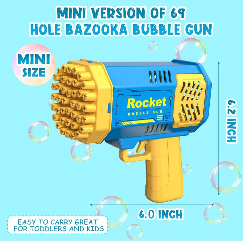 Bubble Gun Machine Kids Automatic Soap Based Bubble Blower