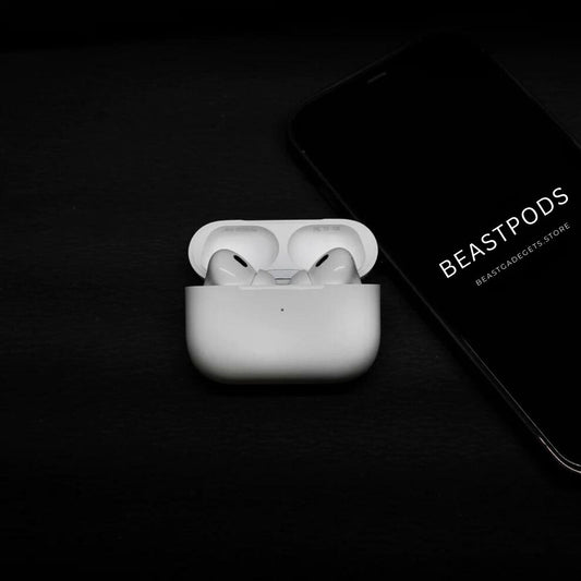 Beastpods Pro 2nd Gen - USA Quality (ANC, PopUp Window, Working Serial Number, OG Box with MRP) 1-Yr Warranty & 15-Day Returns - Type C