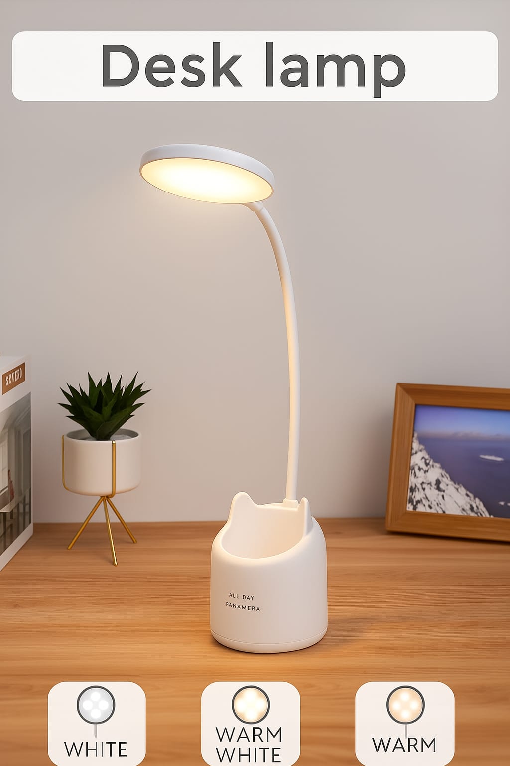 LED Light Flexible USB Clip-On Desk Table Reading Desk Lamp 20 LED