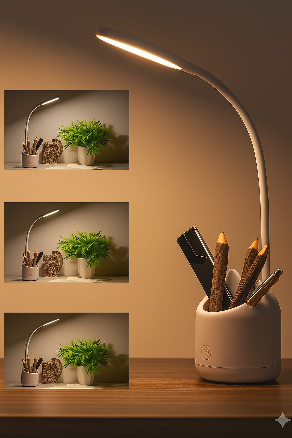 LED Light Flexible USB Clip-On Desk Table Reading Desk Lamp 20 LED